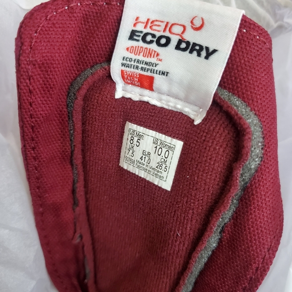 Vans Sk8-Hi Pig Suede Pomegranate Men Size 8.5, Women Size 10 - Picture 7 of 9